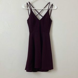 SPEECHLESS dark maroon homecoming dress Size 1(small)